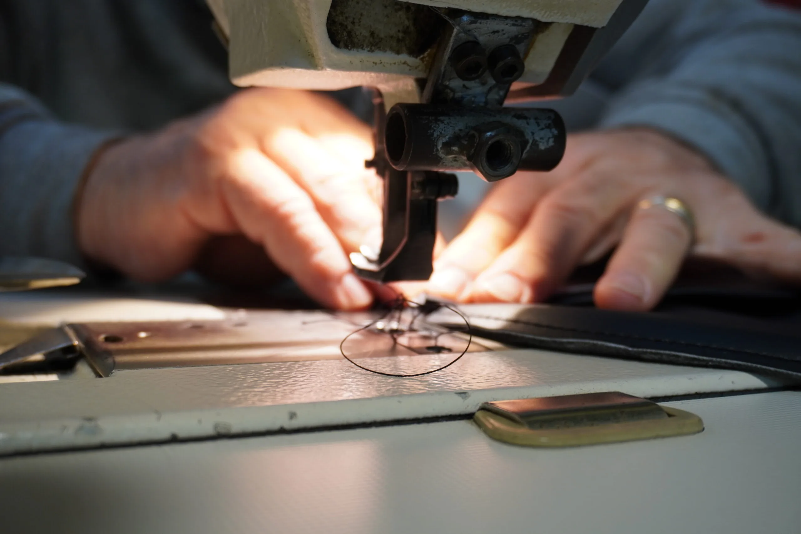 Industrial sewing