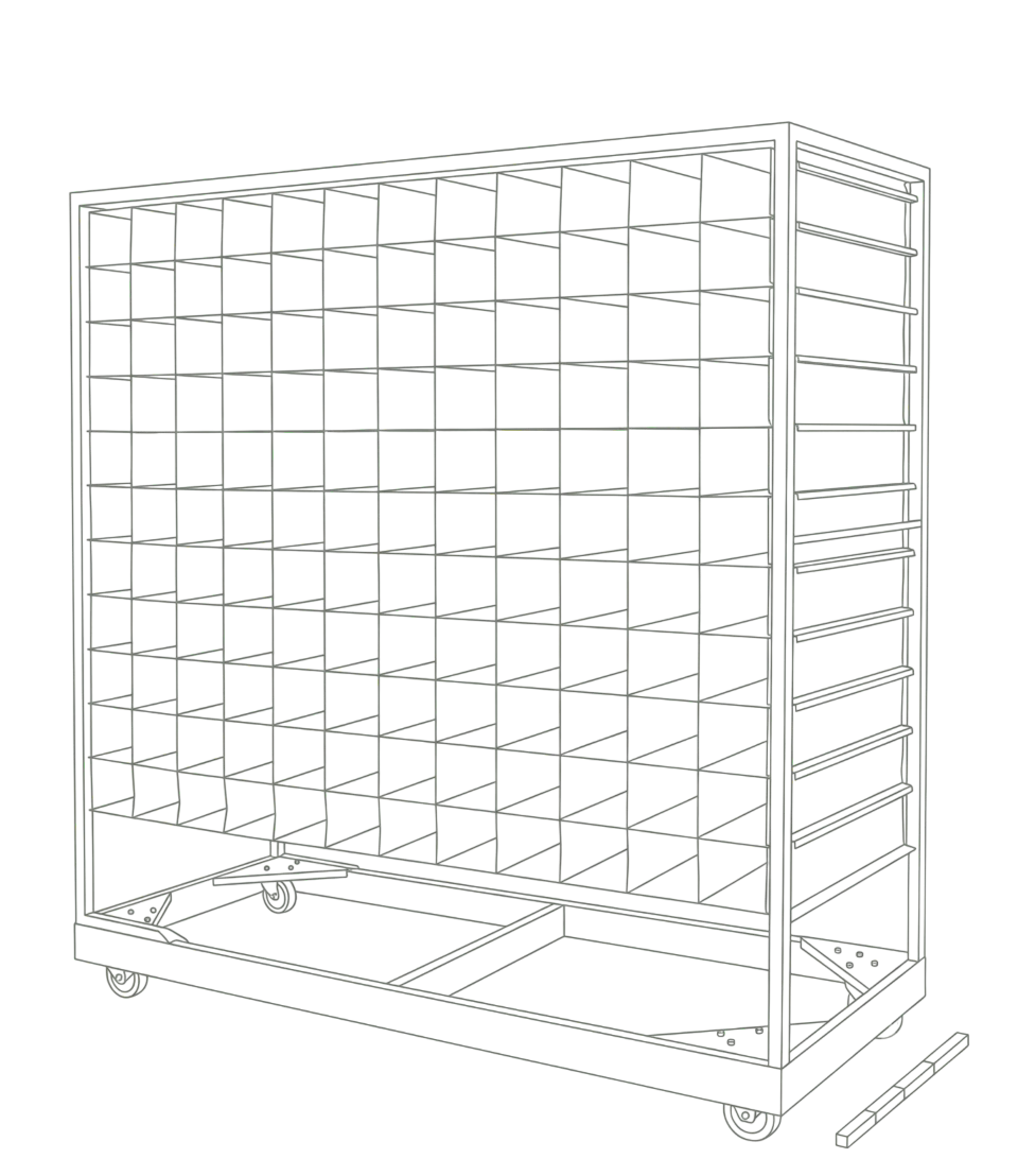 Custom industrial carts for intralogistics